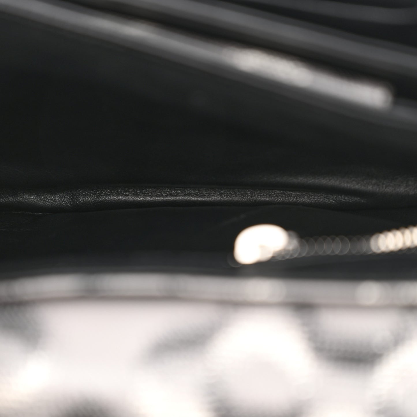 Saffiano Molecule Print Top Handle Flap Bag Ematite