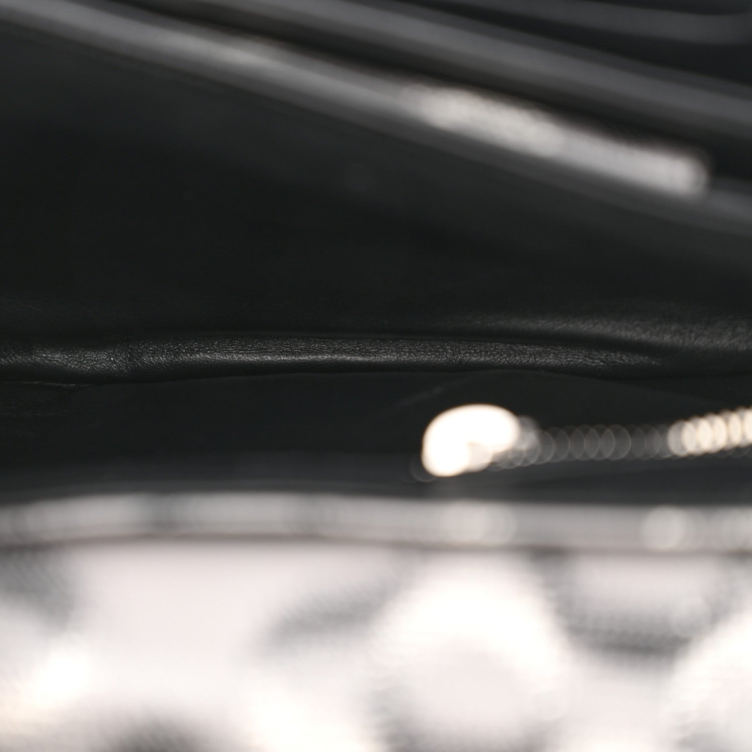 Prada Saffiano Molecule Print Top Handle Flap Bag Ematite 7 of 14