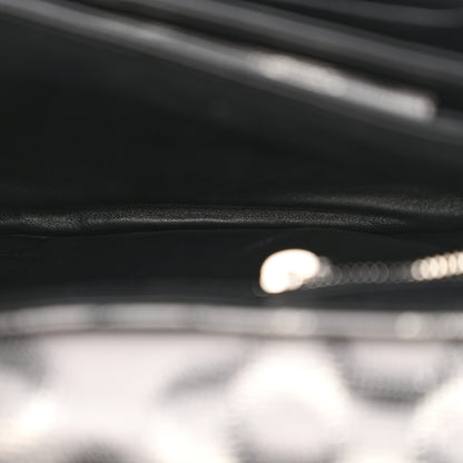 Prada Saffiano Molecule Print Top Handle Flap Bag Ematite 7 of 14