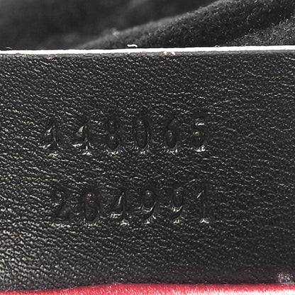 Gucci Velvet Matelasse Marquise Crystals Mini GG Marmont Chain Shoulder Bag Black 7 of 10