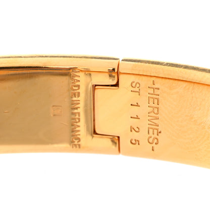 Hermes Enamel Narrow Clic Clac H Bracelet PM Black 4 of 4