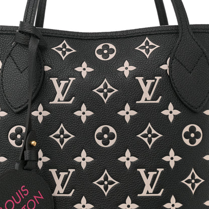 Louis Vuitton Empreinte Spring In The City Neverfull MM Black White Pink 8 of 11