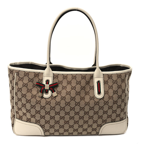 Monogram Medium Princy Tote Off White