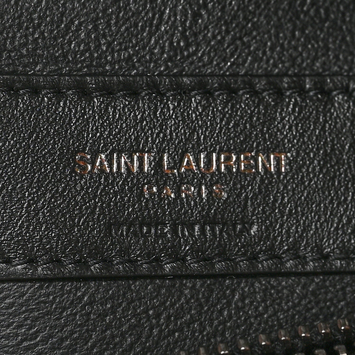 Saint Laurent Sheepskin Matelasse Chevron Monogram Large College Satchel Black 7 of 8