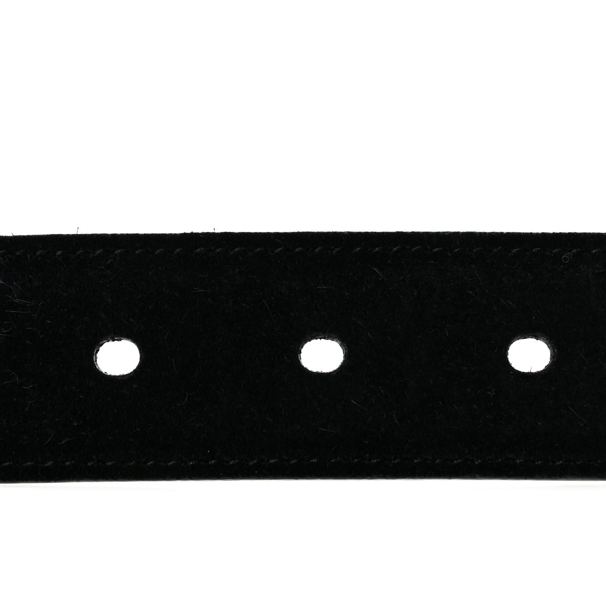 Suede Monogram Square Buckle Belt 95 38 Black