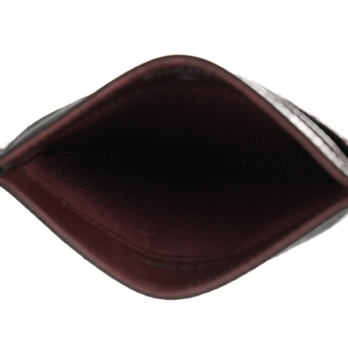 Caviar Quilted Card Holder Black