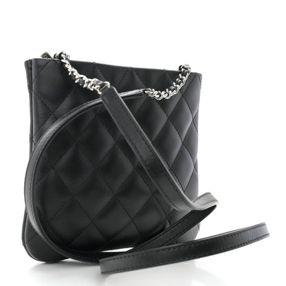 Chanel Lambskin Quilted Crossbody Bag Black 3 of 11