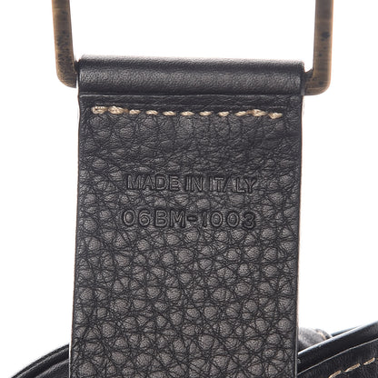 Christian Dior Grained Calfskin Saddle Belt Bag Black 9 of 9
