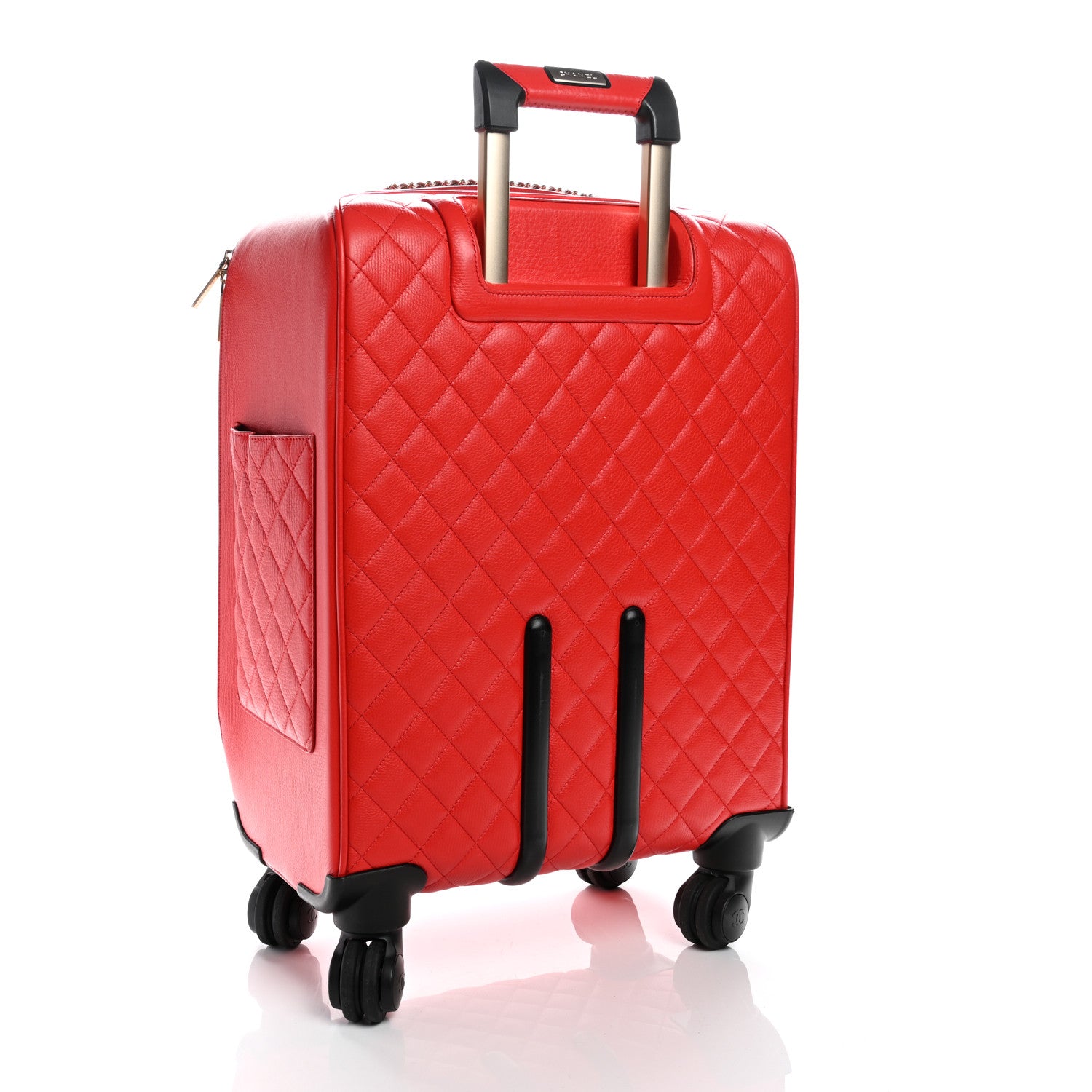 Chanel Calfskin Quilted Coco Case Trolley Red 2 of 10