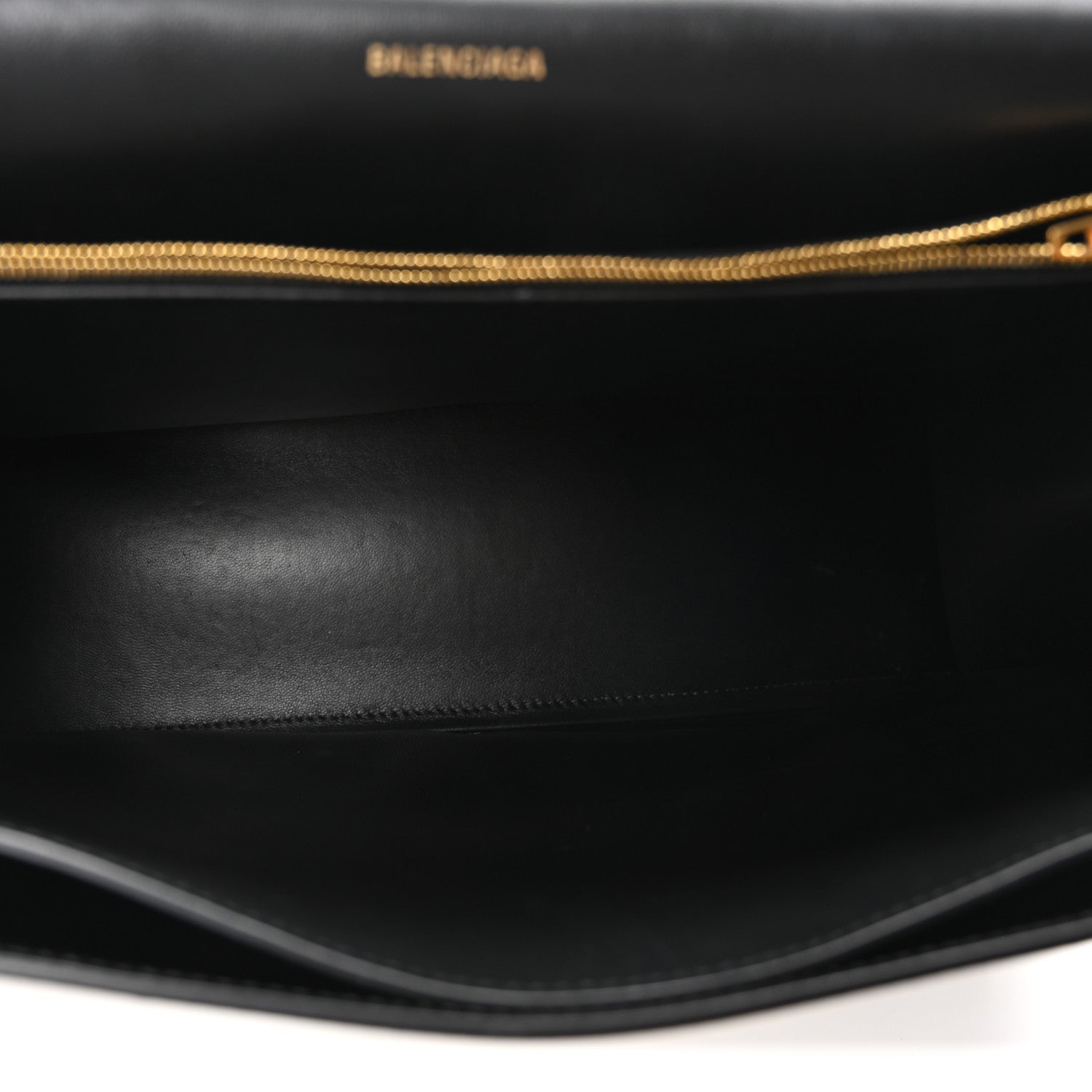 Balenciaga Paper Calfskin Large Crush Sling Bag Black 5 of 9