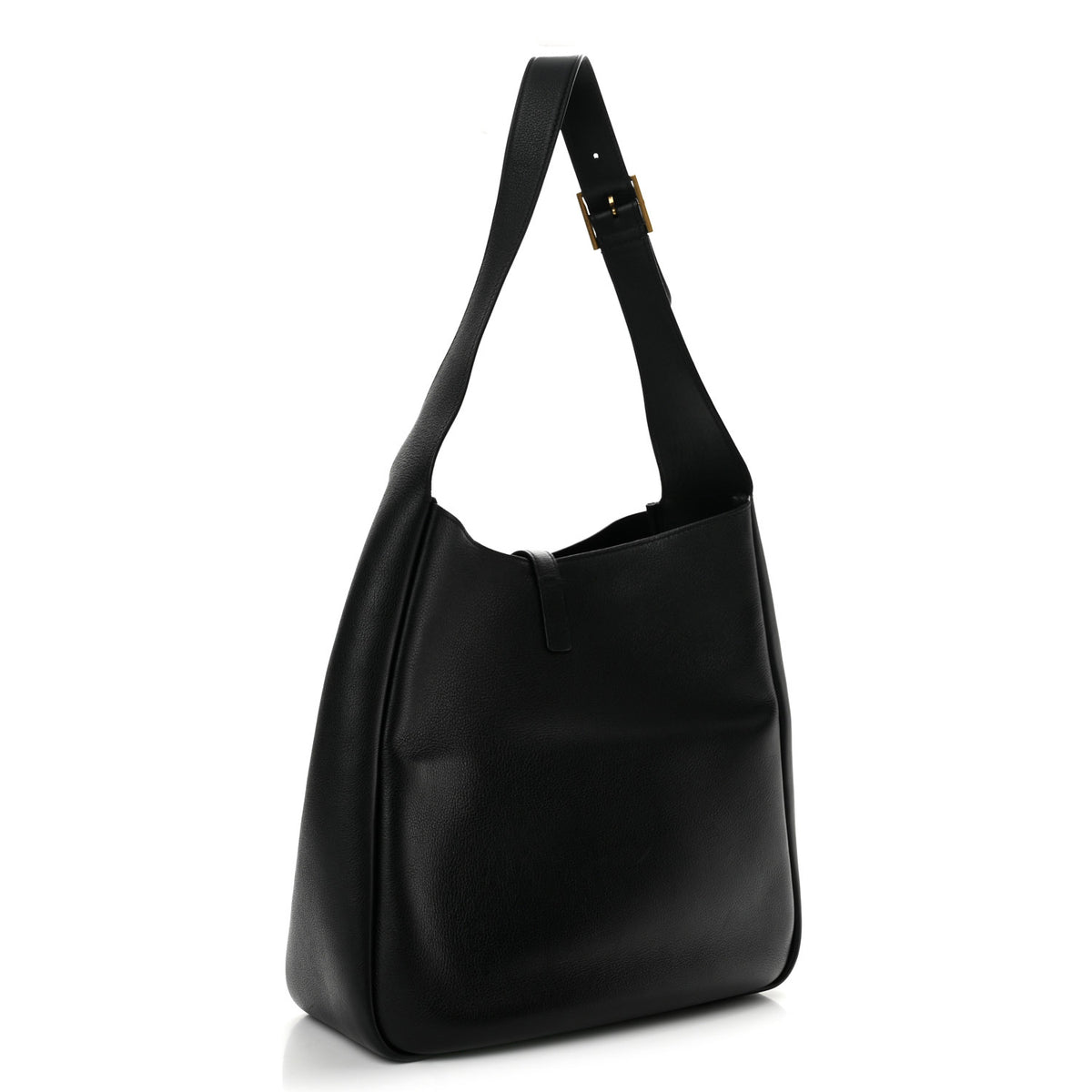 Supple Calfskin Large Le 5 A 7 Soft Hobo Black