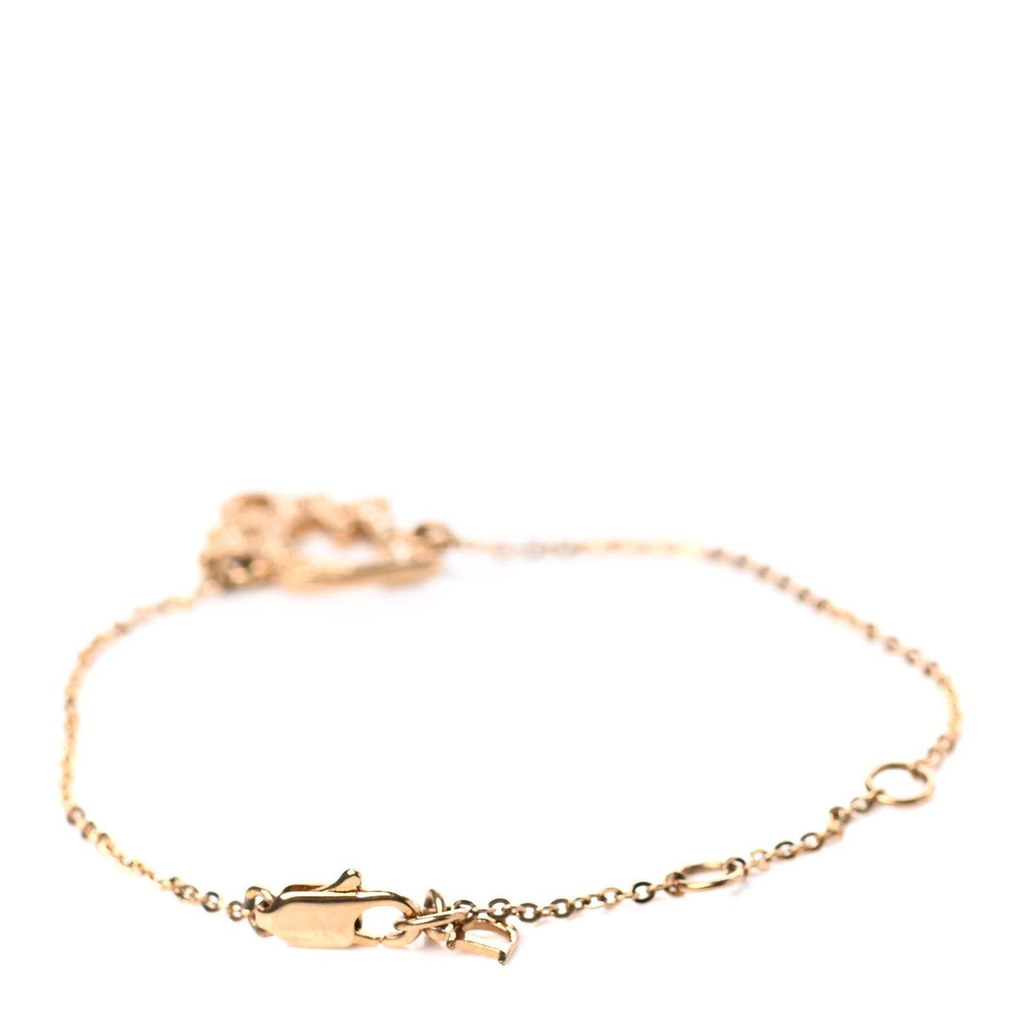 Crystal Logo Bracelet Gold