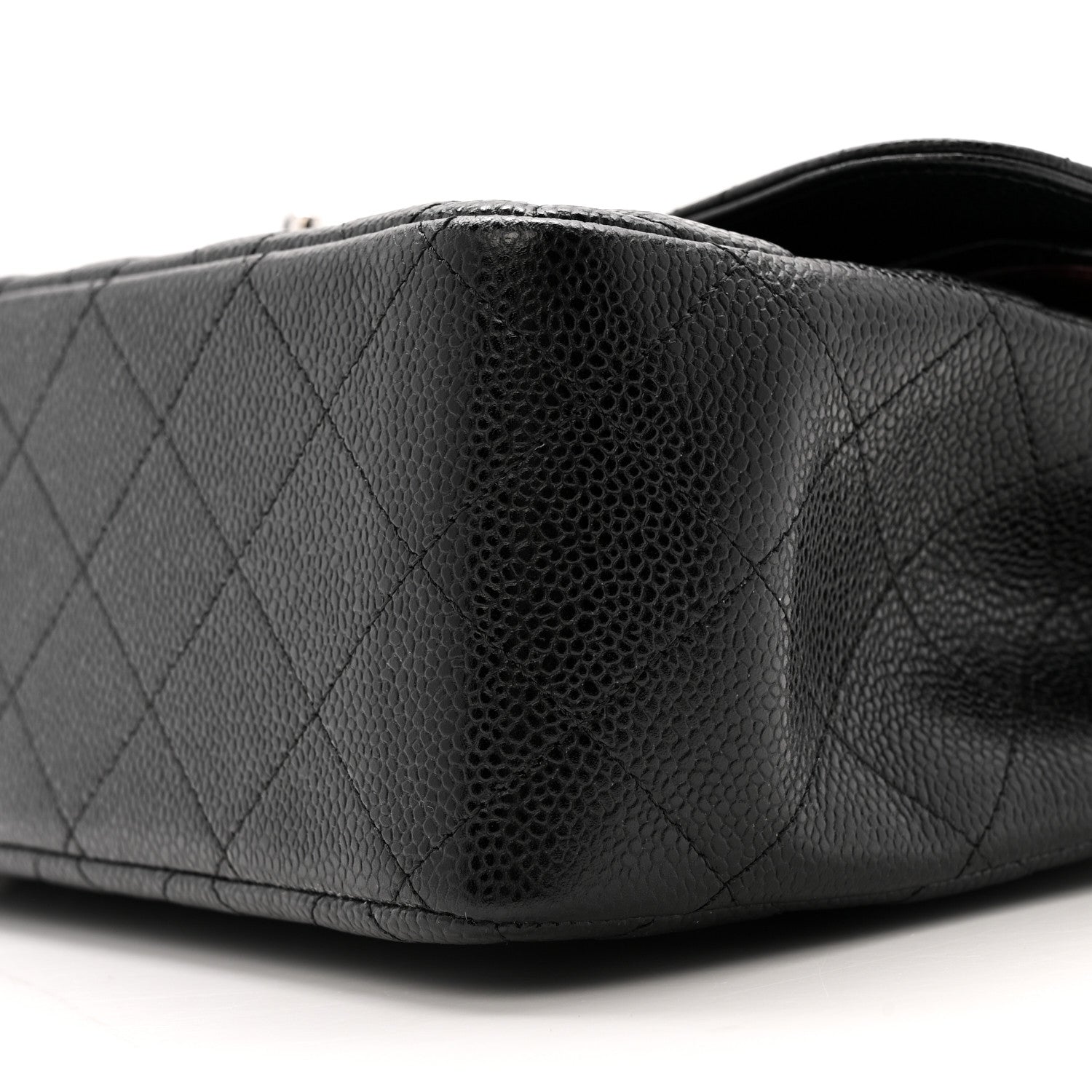 Chanel Caviar Quilted Jumbo Double Flap Black 10 of 11