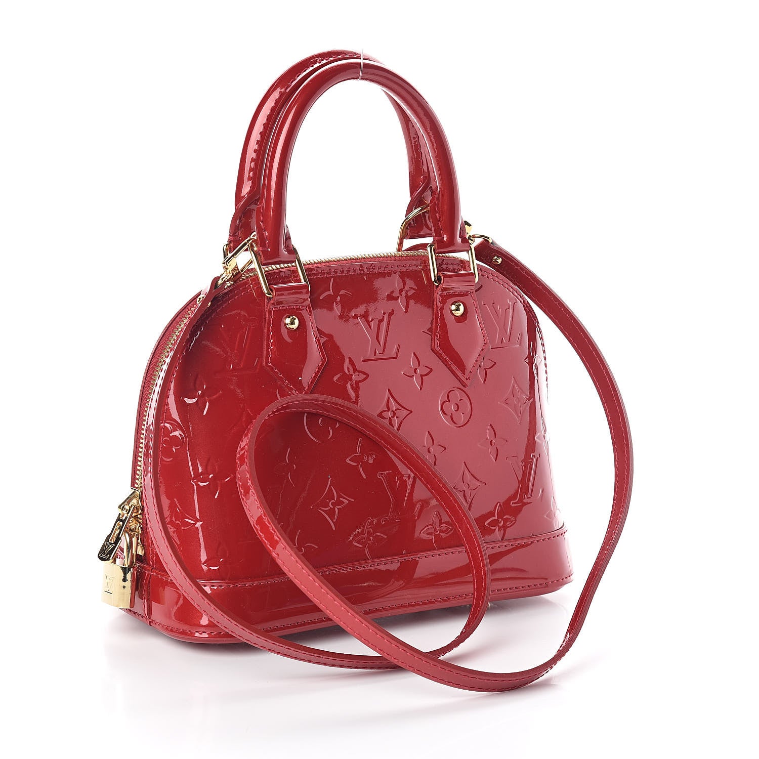 Louis Vuitton Vernis Alma BB Pomme D'Amour 3 of 9