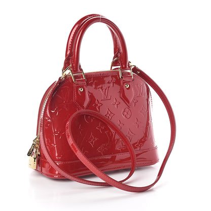 Louis Vuitton Vernis Alma BB Pomme D'Amour 3 of 9