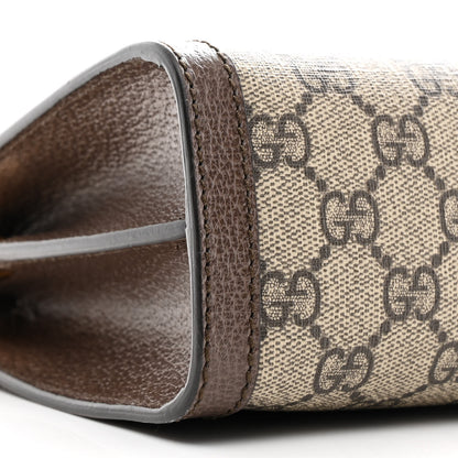 Gucci GG Supreme Monogram Web Small Ophidia Chain Shoulder Bag Brown 10 of 11