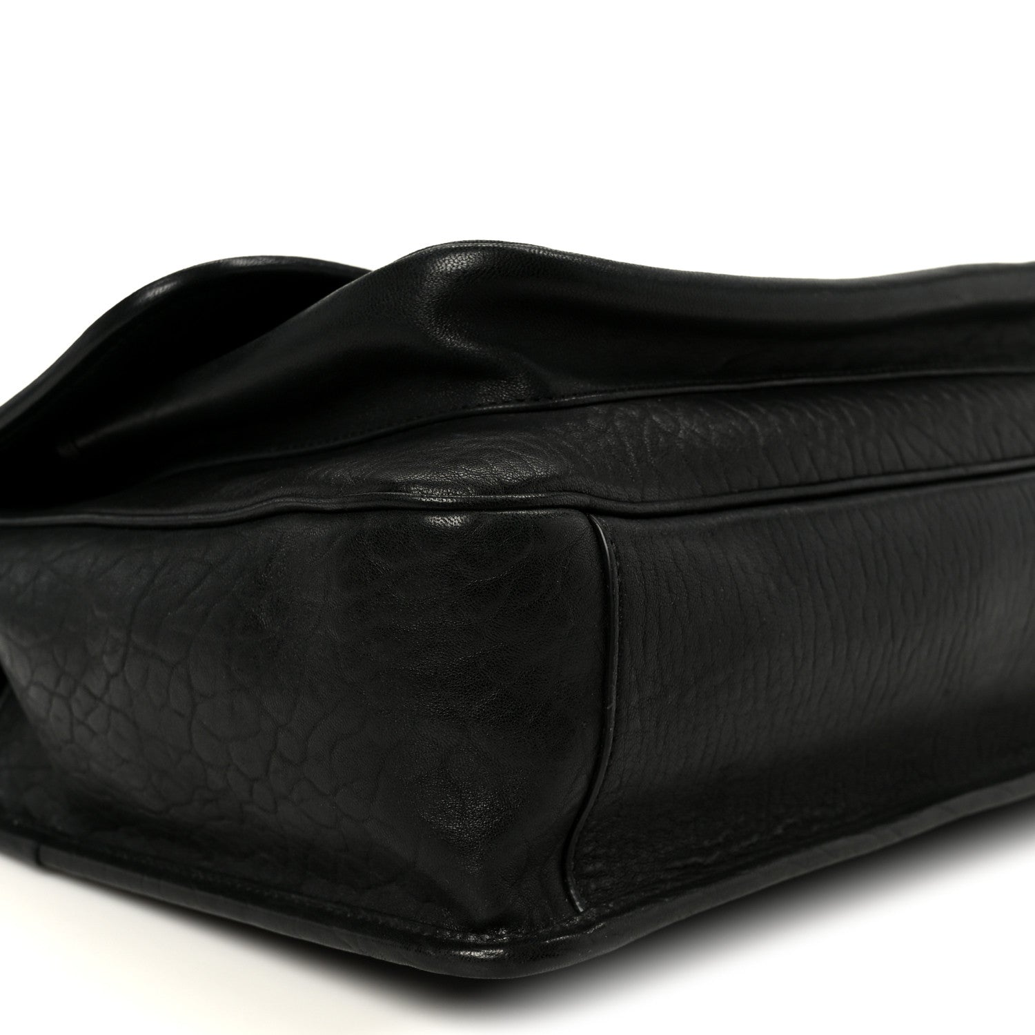 Saint Laurent Grained Lambskin Monogram Large Niki Chain Satchel Black 10 of 11
