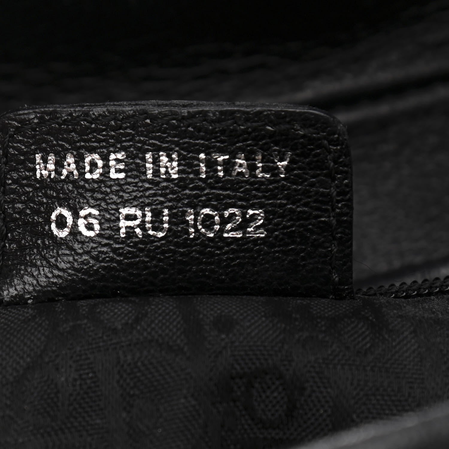 Christian Dior Calfskin Saddle Bag Black 7 of 19