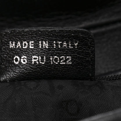 Christian Dior Calfskin Saddle Bag Black 7 of 19