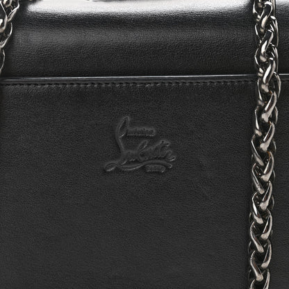 Christian Louboutin Calfskin Baby Sweety Charity NV Shoulder Bag Black 6 of 12