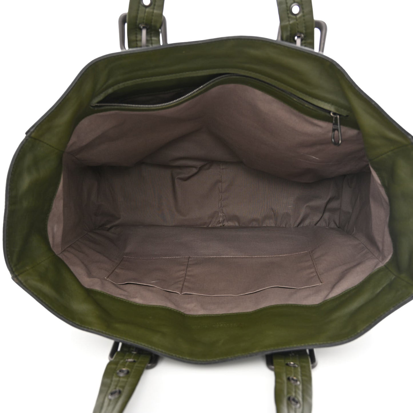 Nappa Intrecciato Tote Green
