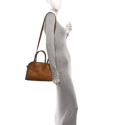 The Row Suede Soft Margaux 10 Bag Cider Ang 2 of 9