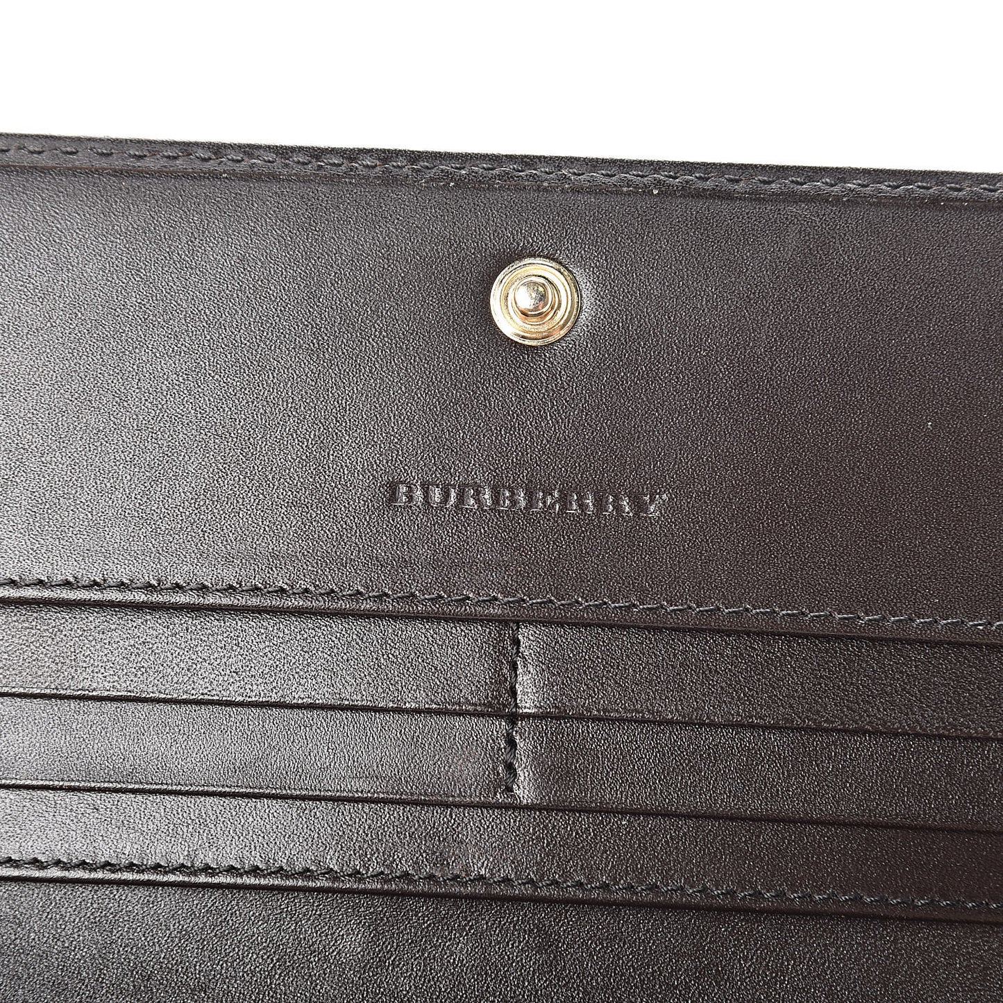Haymarket Check Penrose Continental Wallet Chocolate