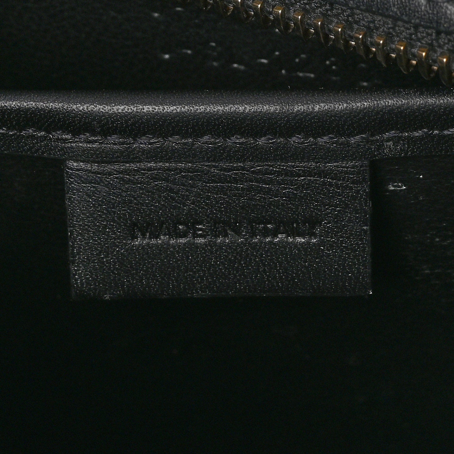 Calfskin Lambskin Canvas Jacquard Floral Nano Luggage Black