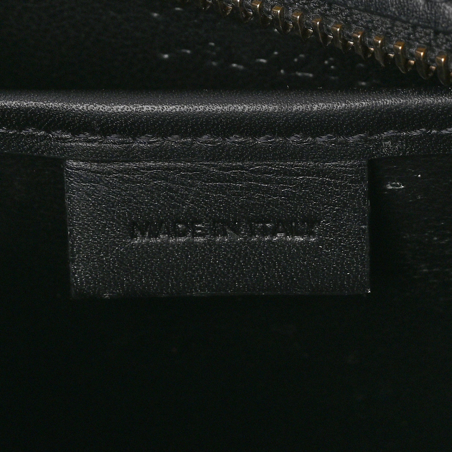 Celine Calfskin Lambskin Canvas Jacquard Floral Nano Luggage Black 6 of 11