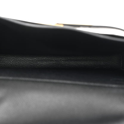 Hermes Epsom Kelly Depeches 25 Pouch Black 5 of 10