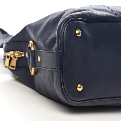 Saint Laurent Calfskin Large Muse Navy Blue 11 of 14
