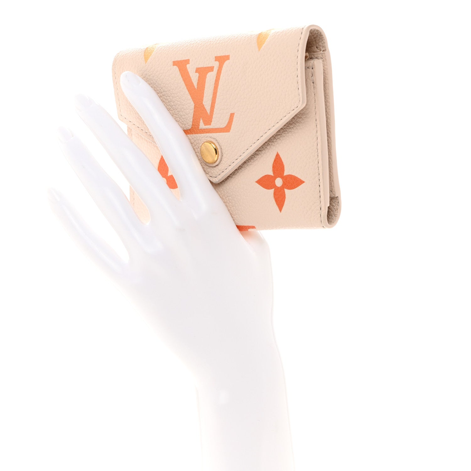Louis Vuitton LOUIS VUITTON Empreinte Monogram Giant Victorine Wallet Degrade Neutral 2 of 7