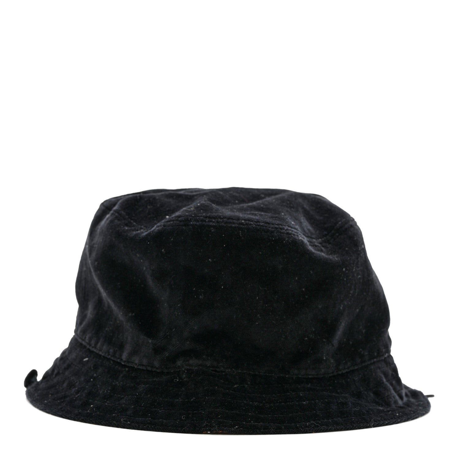 Gucci Canvas Velour Printed Reversible Bucket Hat L Black Multi 4 of 10