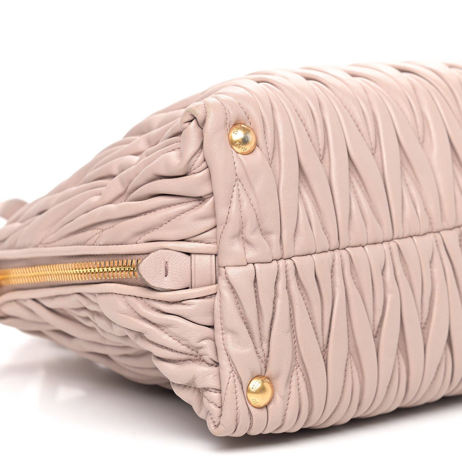 Miu Miu Nappa Matelasse Top Handle Bag Cammeo 7 of 22