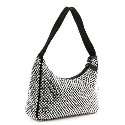 Prada Satin Crystal Mini Re-Edition 2000 Bag Cristal 3 of 10