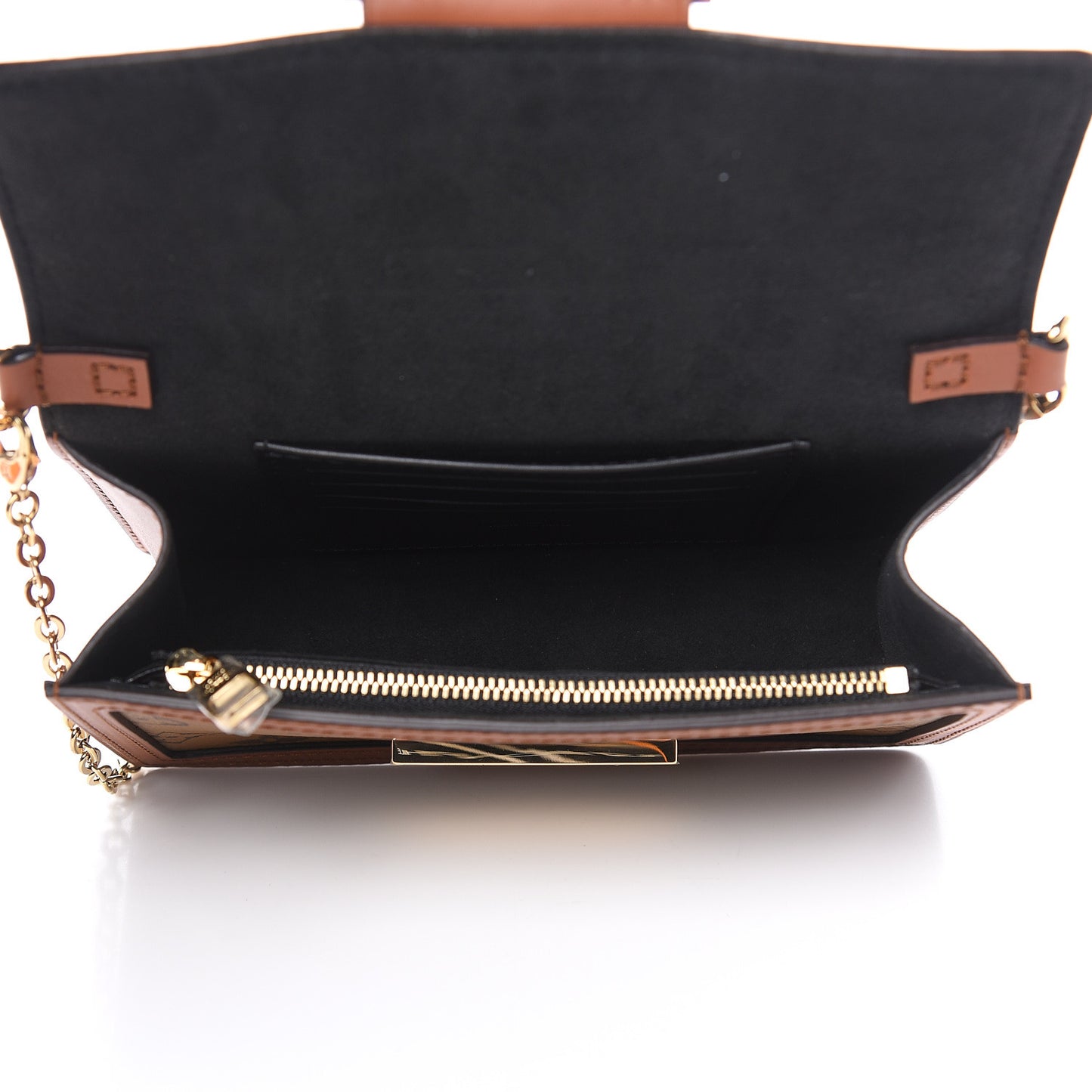 Reverse Monogram Dauphine Chain Wallet