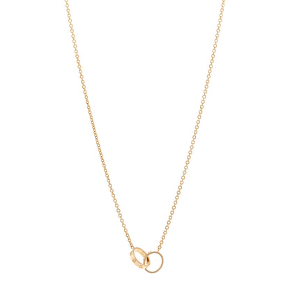 Cartier 18K Yellow Gold Interlocking LOVE Necklace 1 of 6