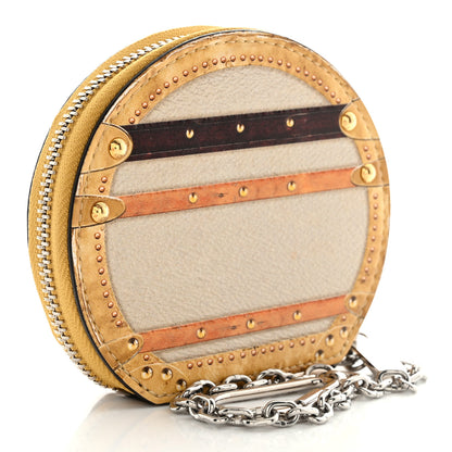 Louis Vuitton Transformed Monogram Time Trunks Micro Boite Chapeau Coin Purse Beige 3 of 8
