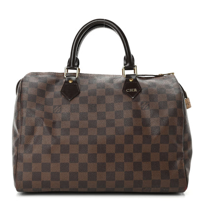 Louis Vuitton Damier Ebene Speedy 30 1 of 10