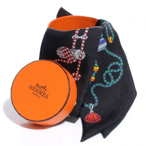 Silk Cordages Twilly Scarf Black