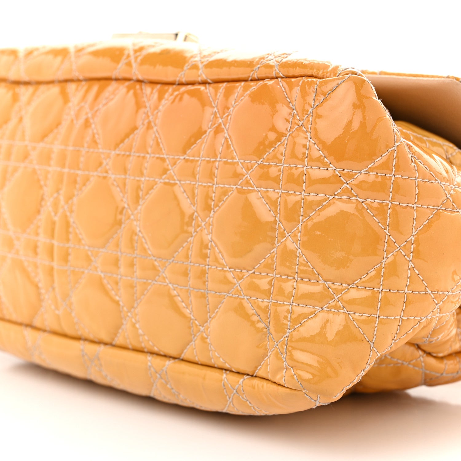 Christian Dior Patent Cannage Large Miss Dior Flap Beige 11 of 12