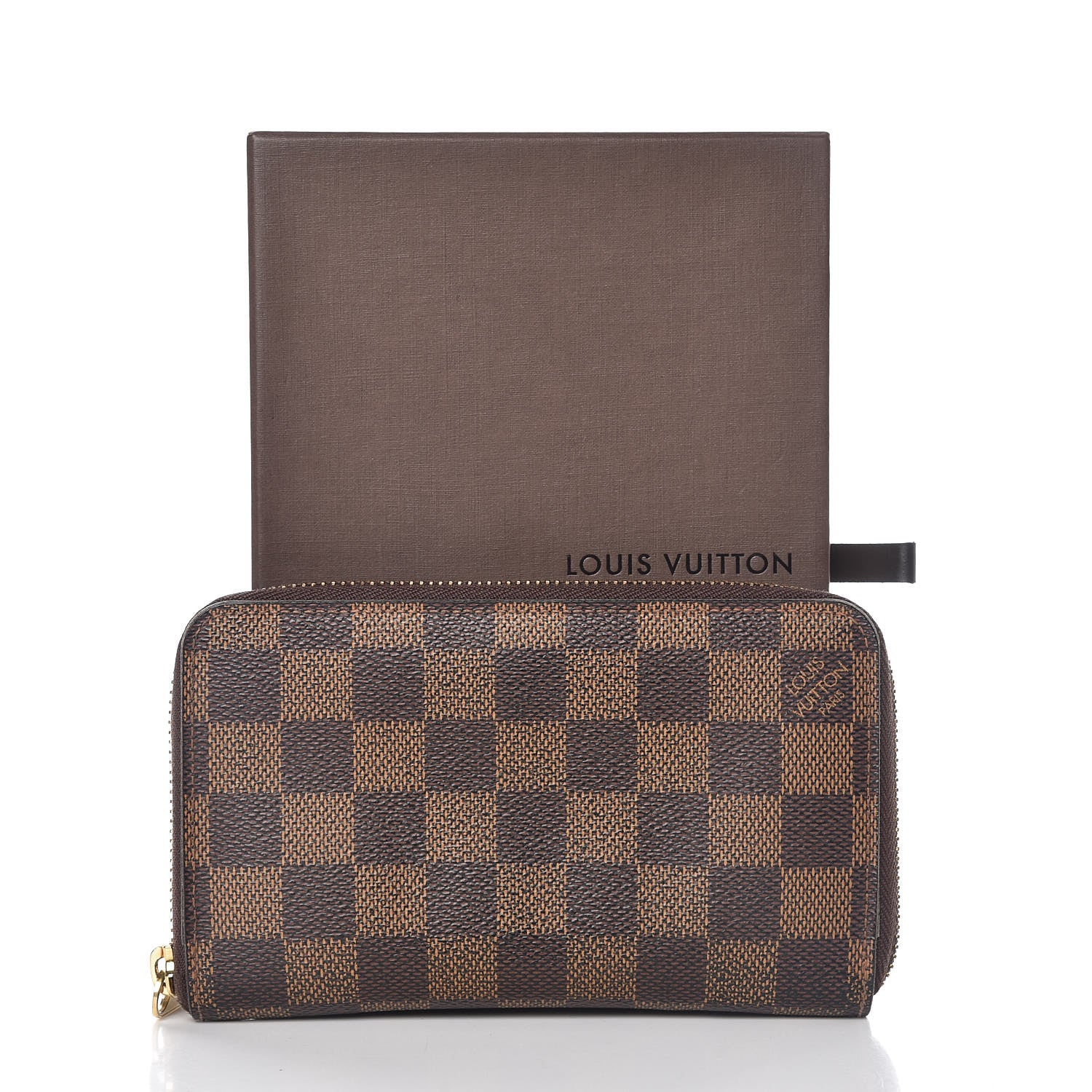 Louis Vuitton Damier Ebene Zippy Compact Wallet 10 of 10