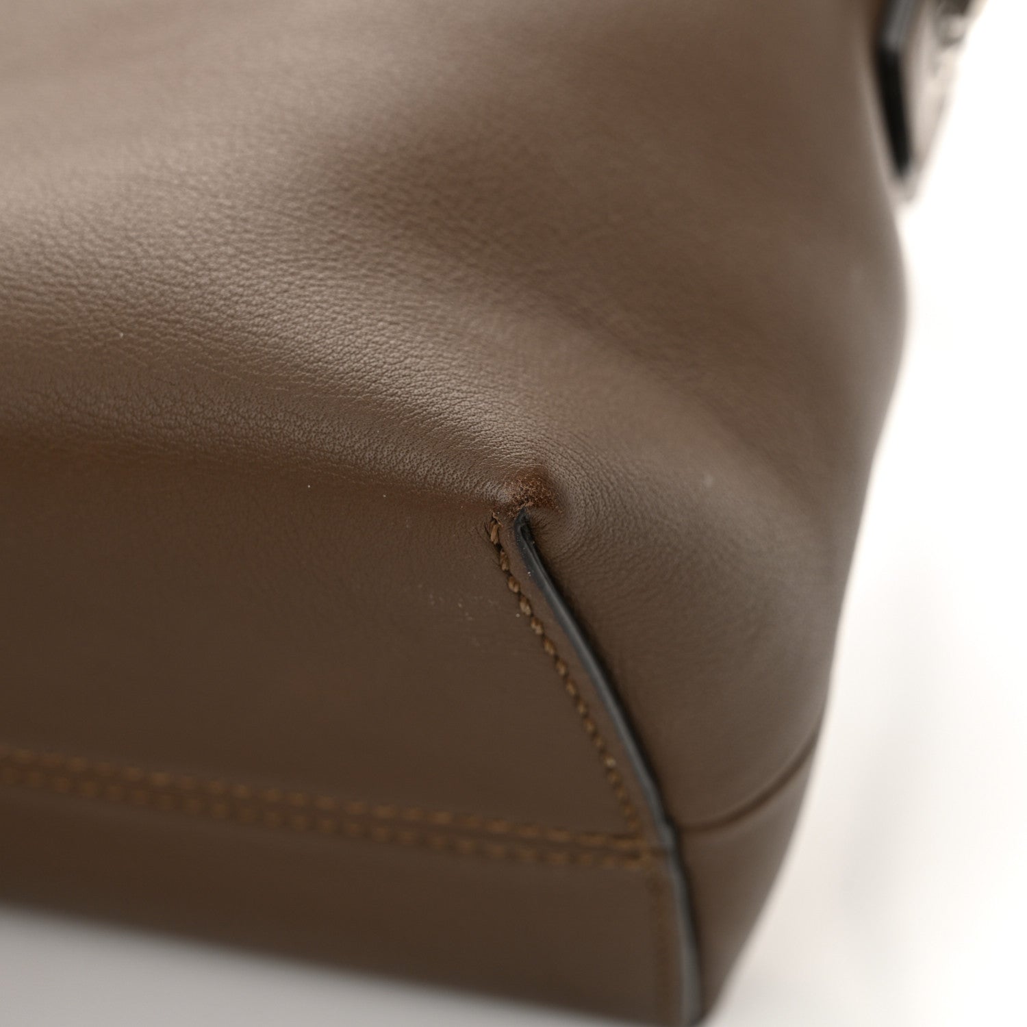 Fendi Vitello Dolce Bi-Color FF 1974 Embossed Medium By The Way Boston Bag Maya Black 11 of 11