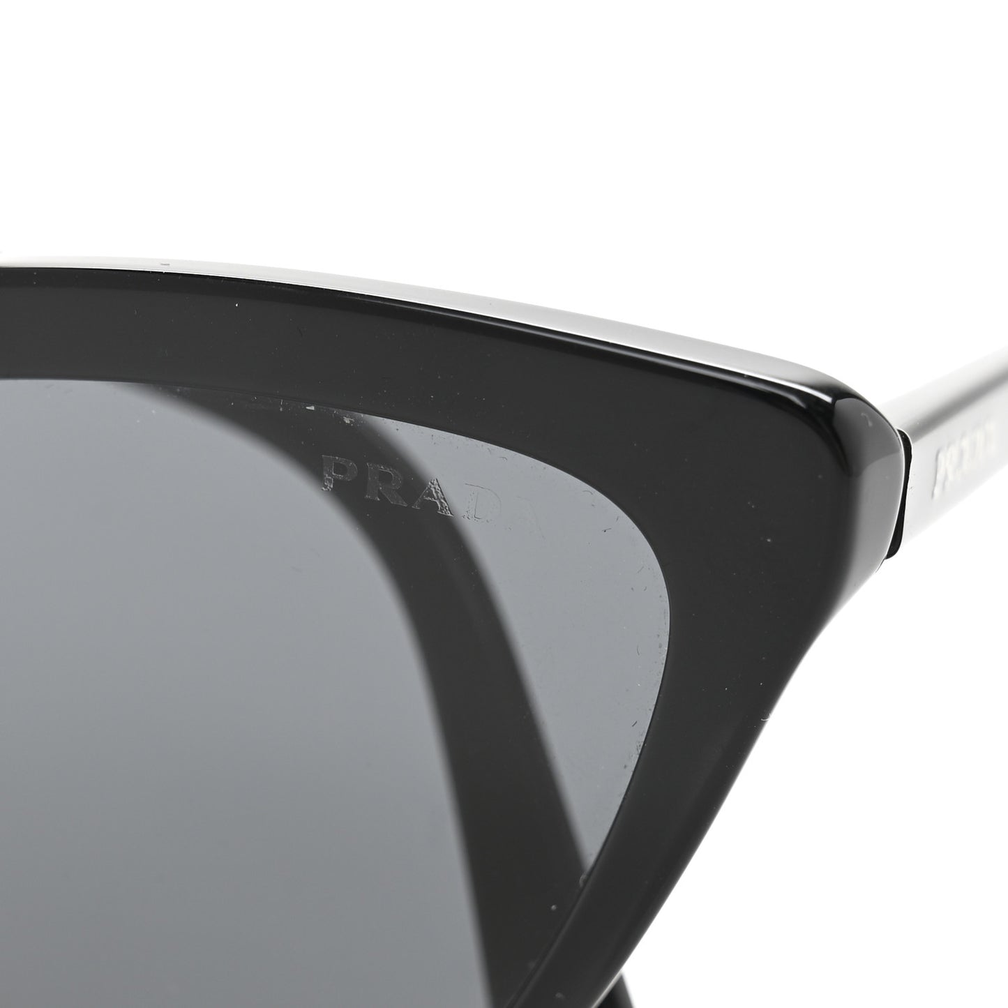 Acetate Cat Eye Sunglasses SPR 01V Black