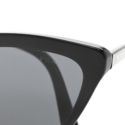 Prada Acetate Cat Eye Sunglasses SPR 01V Black 7 of 8