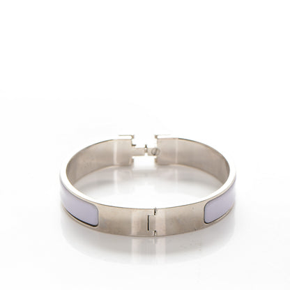 Hermes Enamel Narrow Clic Clac H Bracelet PM Parme 3 of 4