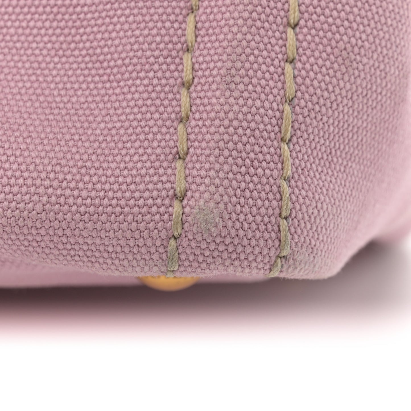 Canapa Small Logo Tote Alabastro White