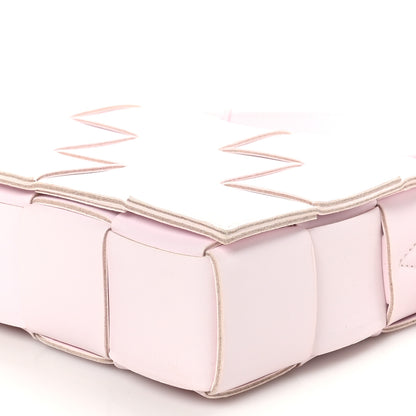 Bottega Veneta Lambskin Maxi Intrecciato Cassette Crossbody Bag Bliss Washed 9 of 9