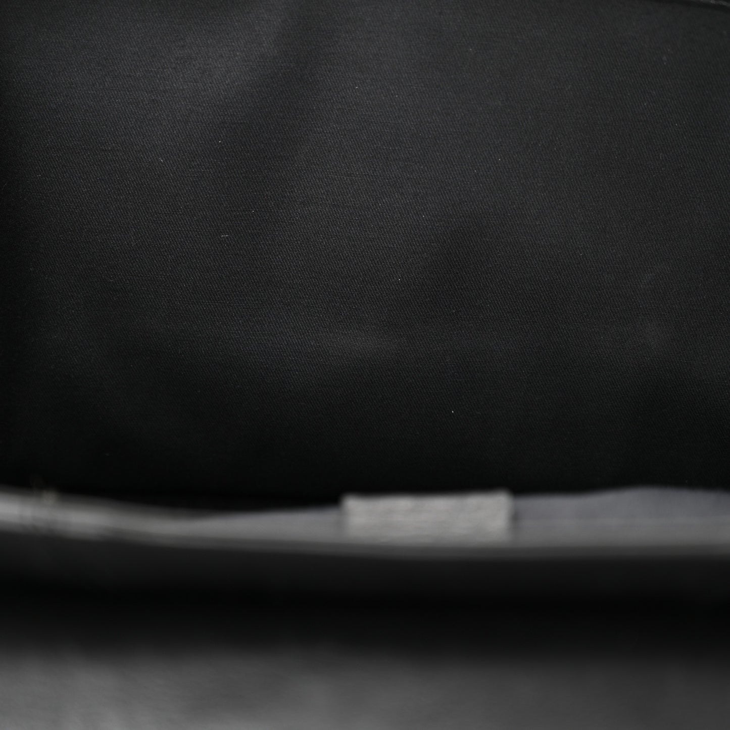 Grained Calfskin Large Horsebit Chain Flap Bag Black