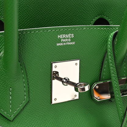 Hermes Epsom Birkin 30 Vert Bengale 6 of 10